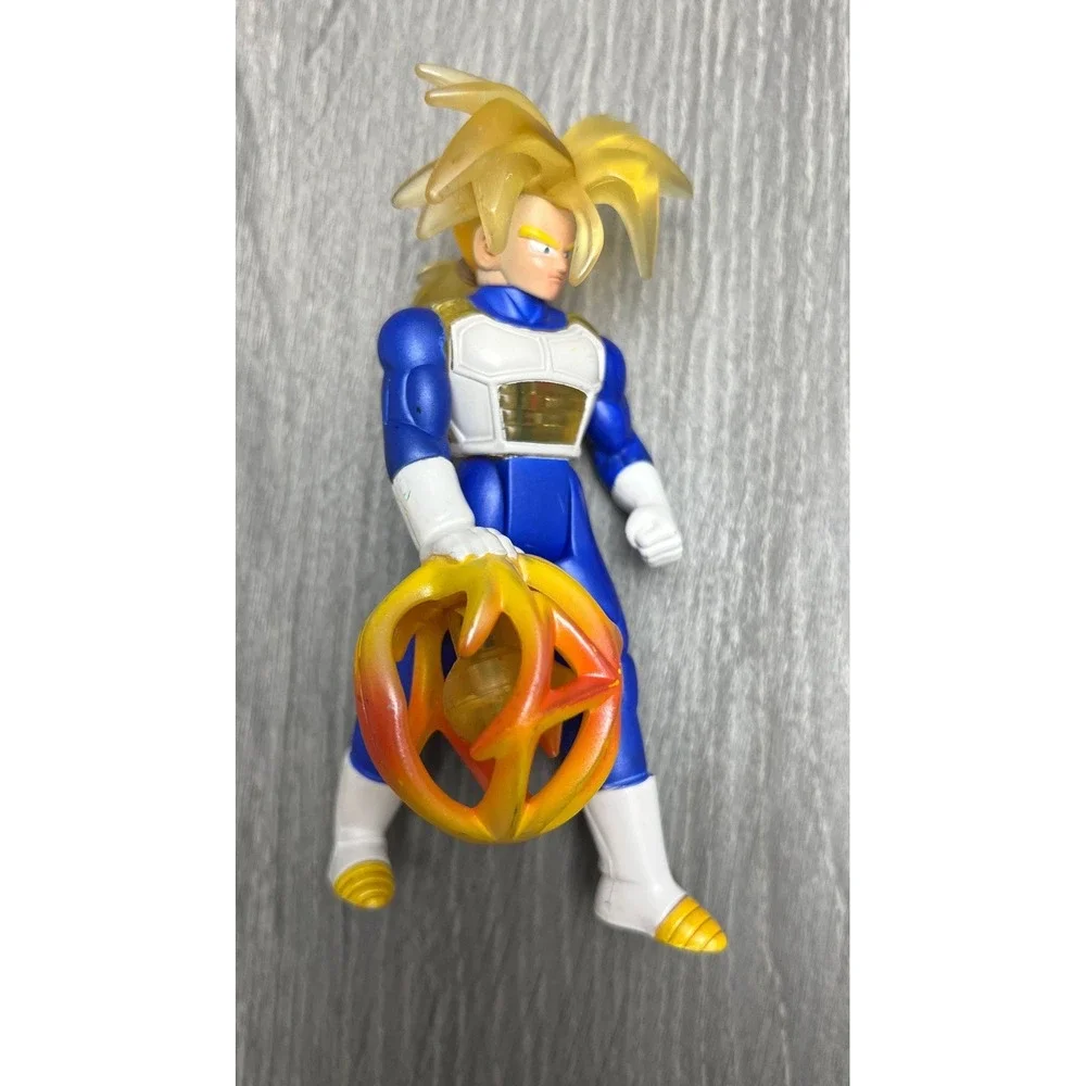 Irwin Toy Dragon Ball Z Super Saiyan Trunks Action Figure with Base 2002